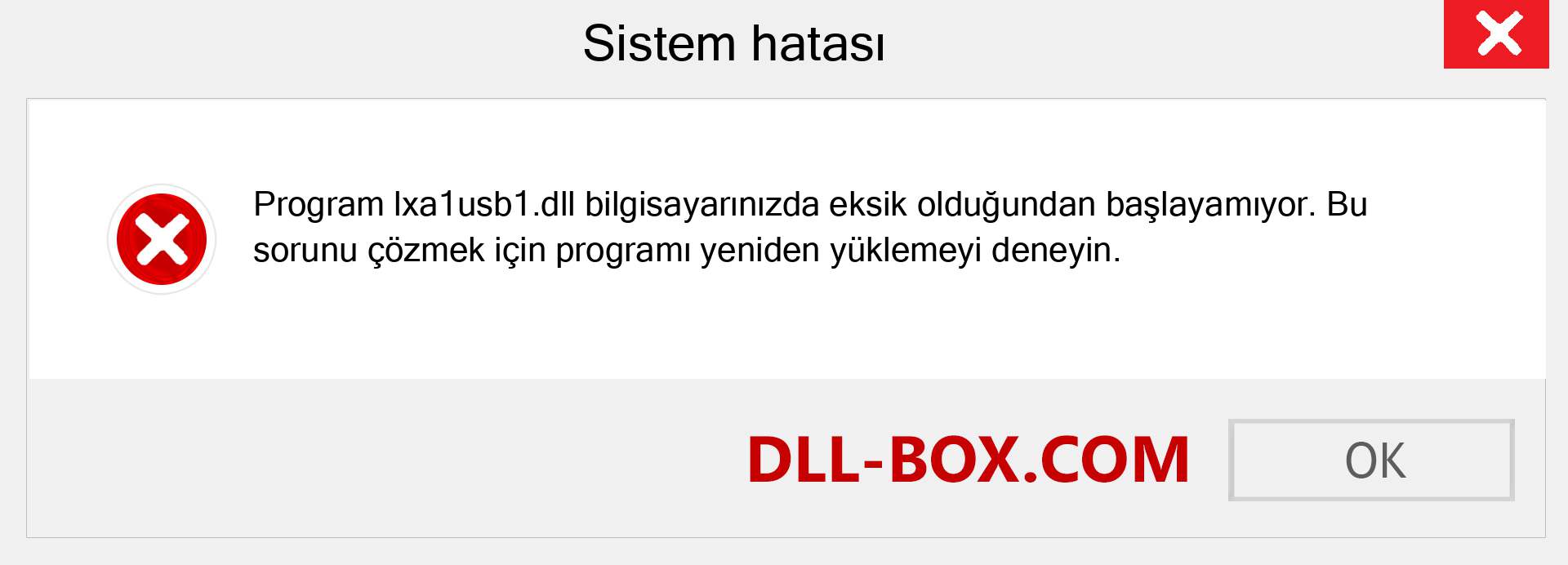 lxa1usb1.dll dosyası eksik mi? Windows 7, 8, 10 için İndirin - Windows'ta lxa1usb1 dll Eksik Hatasını Düzeltin, fotoğraflar, resimler